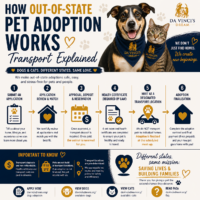 out-of-state pet adoption transport through Da Vinci’s Dream Animal Rescue